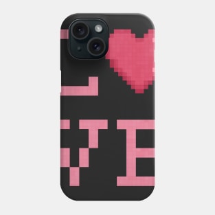 Love Pixels Phone Case