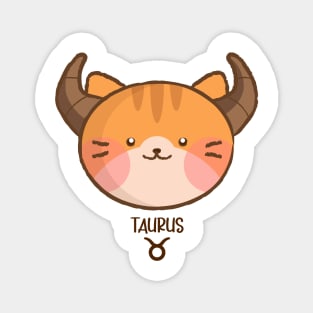 Taurus Cat Magnet