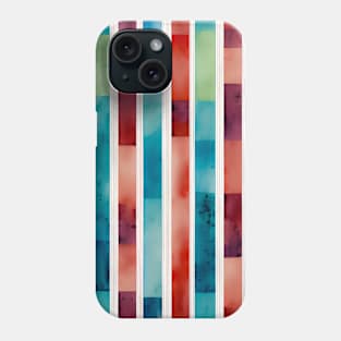 Red, White, and Blue Patriotic Paint Stripes - a modern art way to wear the colors of the United States of America ... the good ol' USA. Show your American Pride! Phone Case