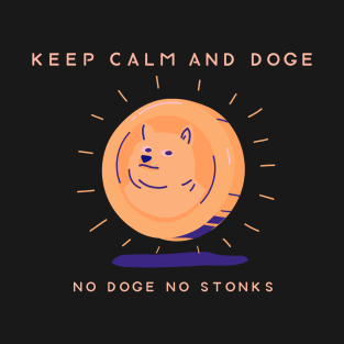 Keep Calm & Dogecoin 04 T-Shirt