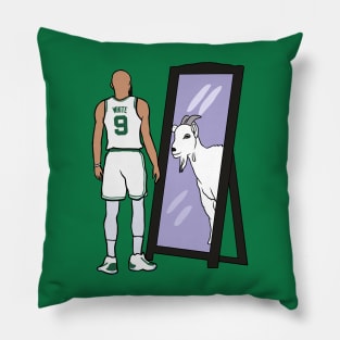 Derrick White Mirror GOAT Pillow