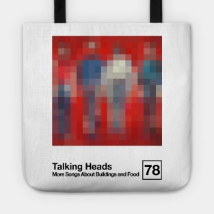 Talking Heads / Minimalist Style Graphic Artwork Design Tote