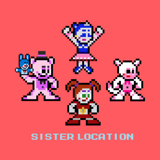 8-Bit Sister Location (Five Nights at Freddy's) by 8-BitHero