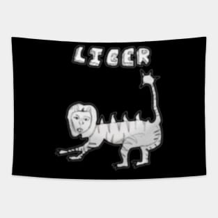 Liger Mini Head - Liger Tapestry