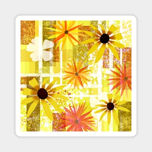 Floral Abstract Magnet