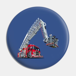 Cartoon Fire Truck Pin