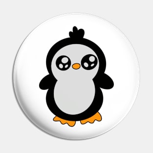 Cute little penguin crest Pin