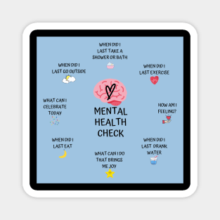 Mental Health Check Magnet