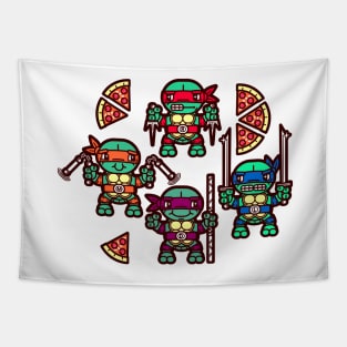 Teenage Mutant Ninja Turtles Pizza Party Tapestry