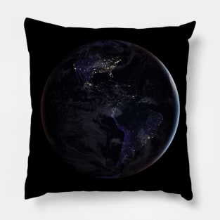 Nighttime Earth Pillow