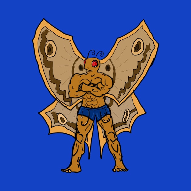 Buff Mothman - No Background by KatsMind