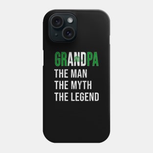 Grand Father Niuean Grandpa The Man The Myth The Legend - Gift for Niuean Dad With Roots From  Niue Phone Case