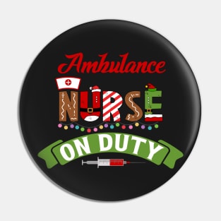 Funny Nurse Life Christmas Pun Quote Hilarious Joke Idea Ambulance Pin