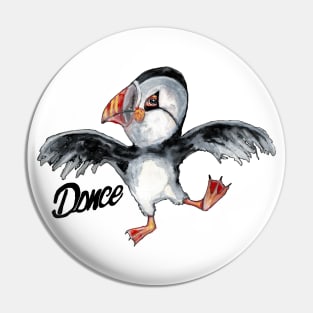 Puffin Dance Pin