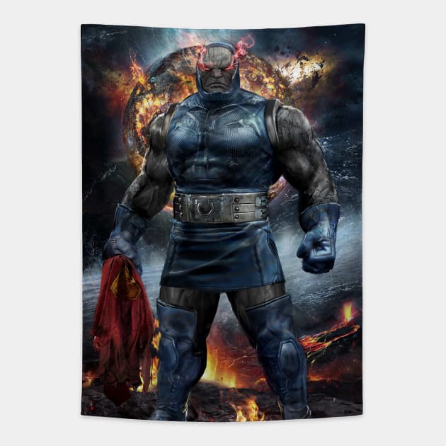 Darkseid 1.0 Tapestry by uncannyknack