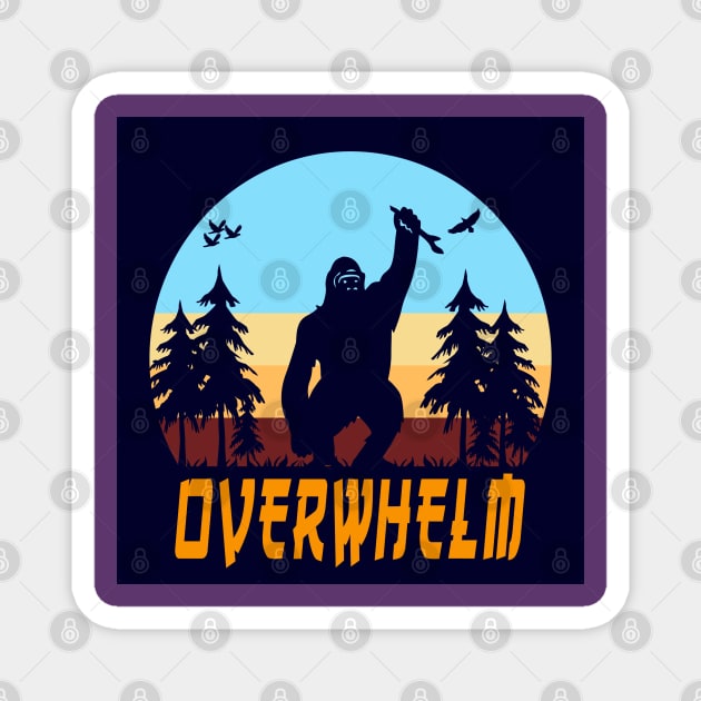 OVERWHELM KINGKONG Magnet by VISION BY SMA