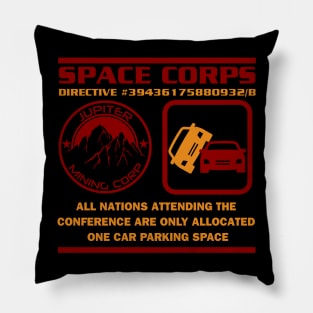 JMC Space Corps Directive 39436175880932/B Parking Space Pillow