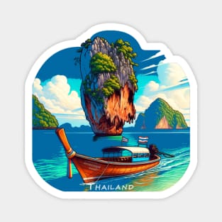 Thailand's Tropical Paradise - Sticker Magnet