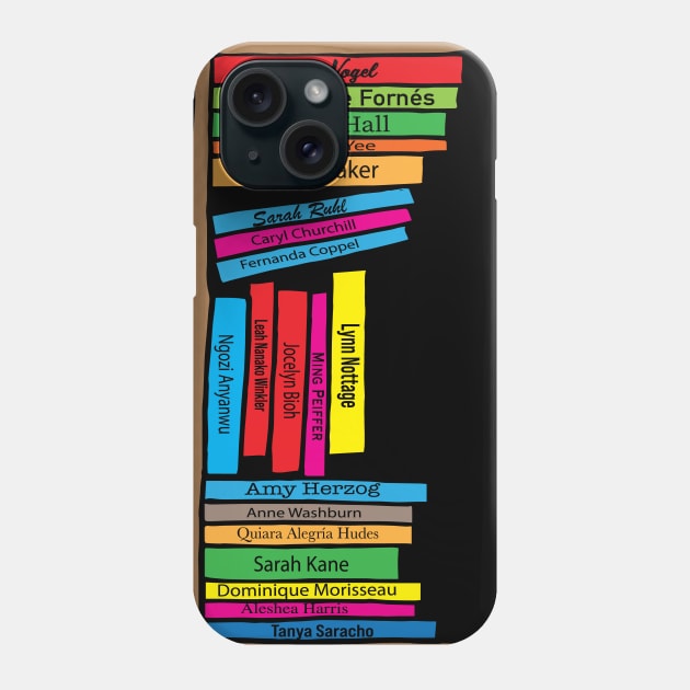 Playwrights Bookshelf Phone Case by CafeConCawfee