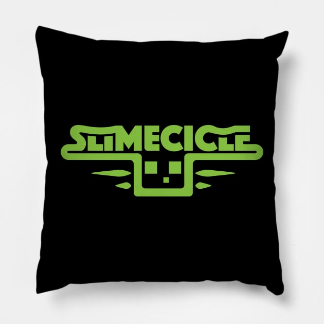 Slimecicle Pillow by KN Graphics