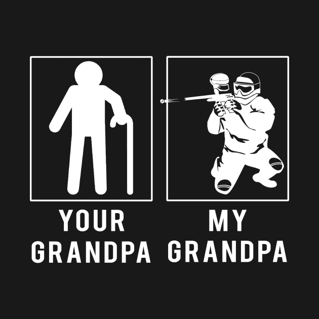 paintball your grandpa my grandpa tee for your grandson granddaughter by MKGift