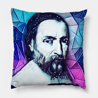 Nicolas Claude Fabri de Peiresc Snowy Portrait | Nicolas Claude Fabri de Peiresc Artwork 13 Pillow