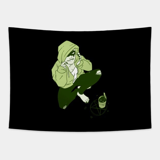 Street Witch Tapestry by FindChaos