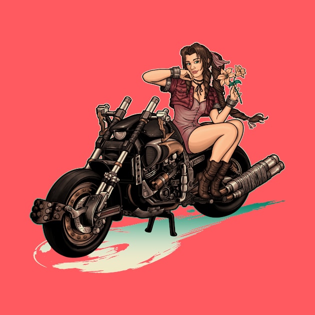 final fantasy vii pinup by TonyCenteno