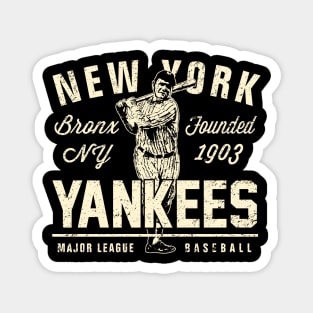 Vintage New York Yankees 1 by Buck Tee Magnet