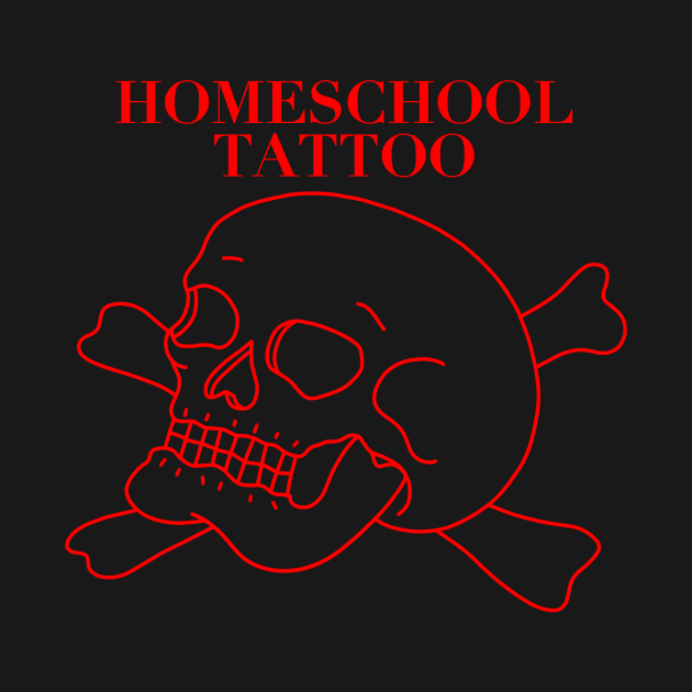 HomeSchoolTattoo Skull by HomeSchoolTattoo