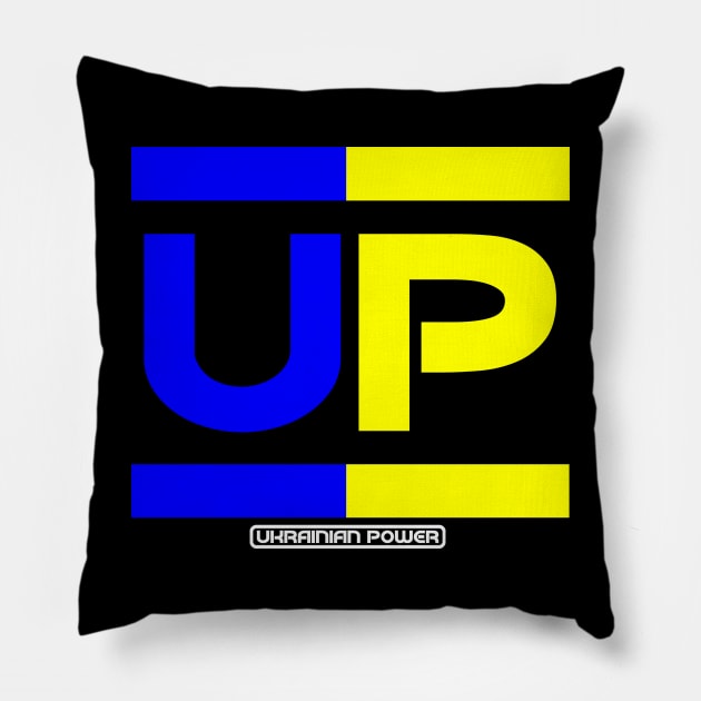 Ukrainian power Pillow by Voishalk