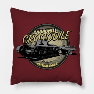 Churchill Crocodile Tank Pillow