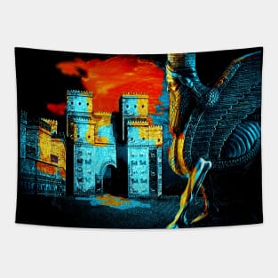 Lamassu and Ishtar Gate Tapestry