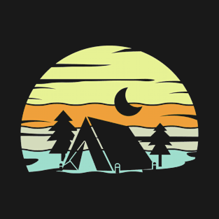 Nature Hiking Camping Tent T-Shirt
