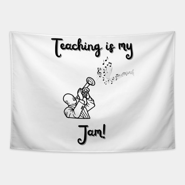 Teaching is my jam Tapestry by Ashden