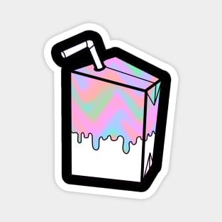 Neon milk carton box Magnet