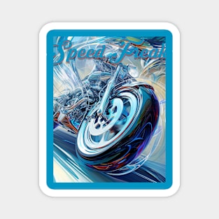 Motorcycle Speed Freak Magnet