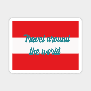 Travel Around the World - Austria Magnet