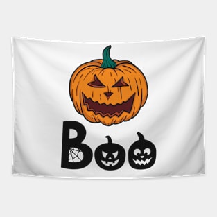 Cute Spooky Pumpkin Design For Halloween Season Tapestry