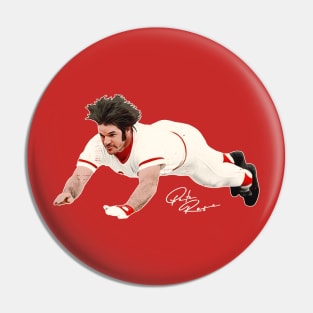 Pete Rose Head First Pin