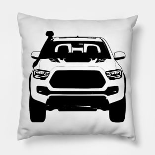 Toyota Tacoma Sketch Art Pillow