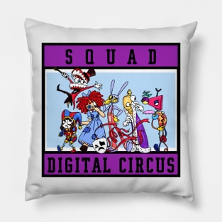 digital circus Pillow