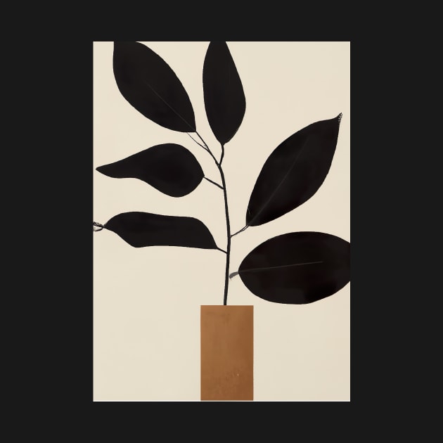 Minimalistic Plant in Pot by maxcode