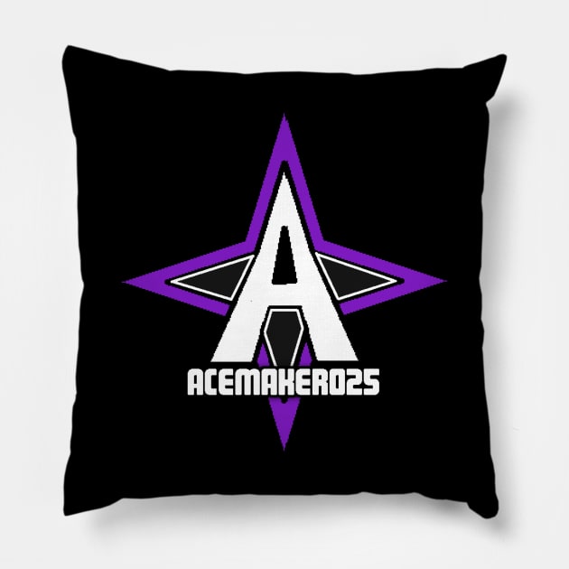 New Logo (PURPLE) Pillow by Acemaker025