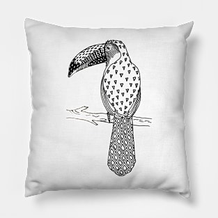 Toucan Print Pillow