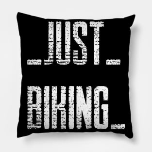 Just Biking, Cyclist Pillow