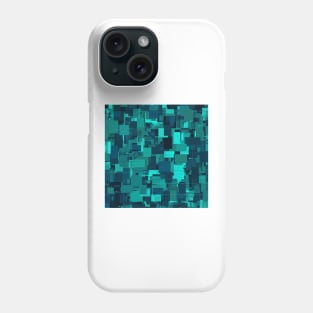 Random Shapes Abstract Pattern Phone Case