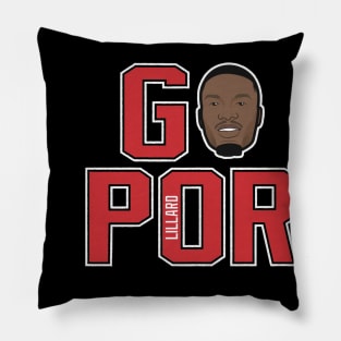 Damian Lillard Portland GO POR Pillow