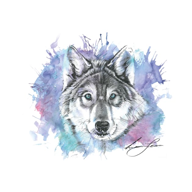 Winters Wolf by Lcrossart