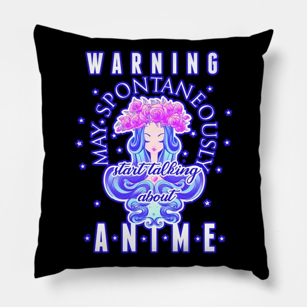 Warning May Spontaneously Start Talking About Anime Pillow by gonegirldesigns